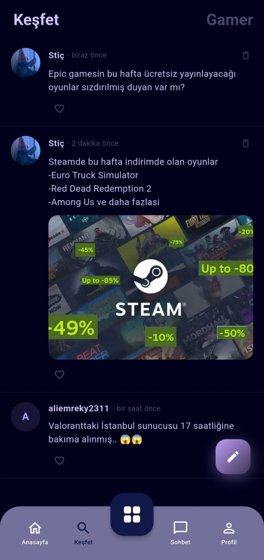 OARK Keşfet Dark