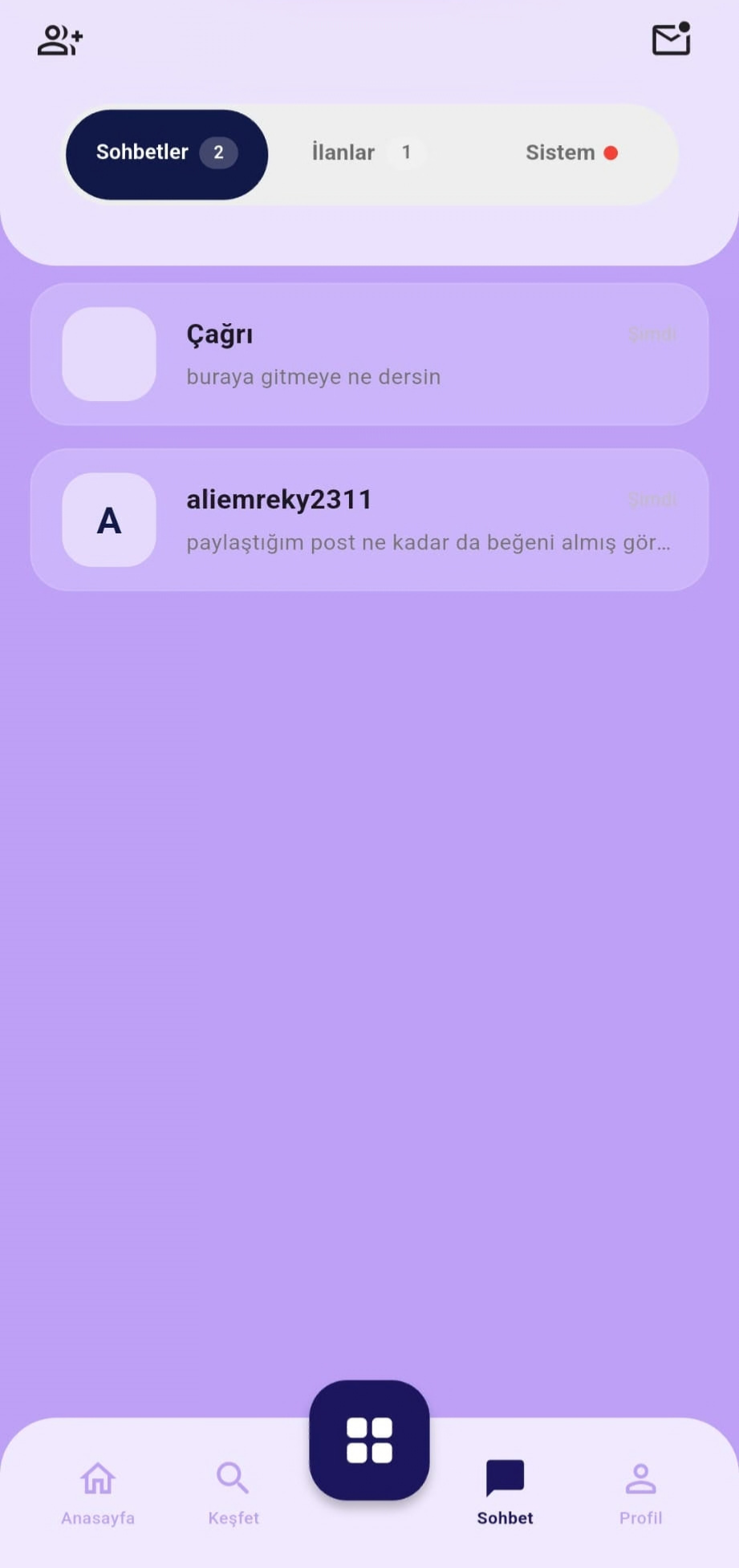 OARK Mesajlar Light