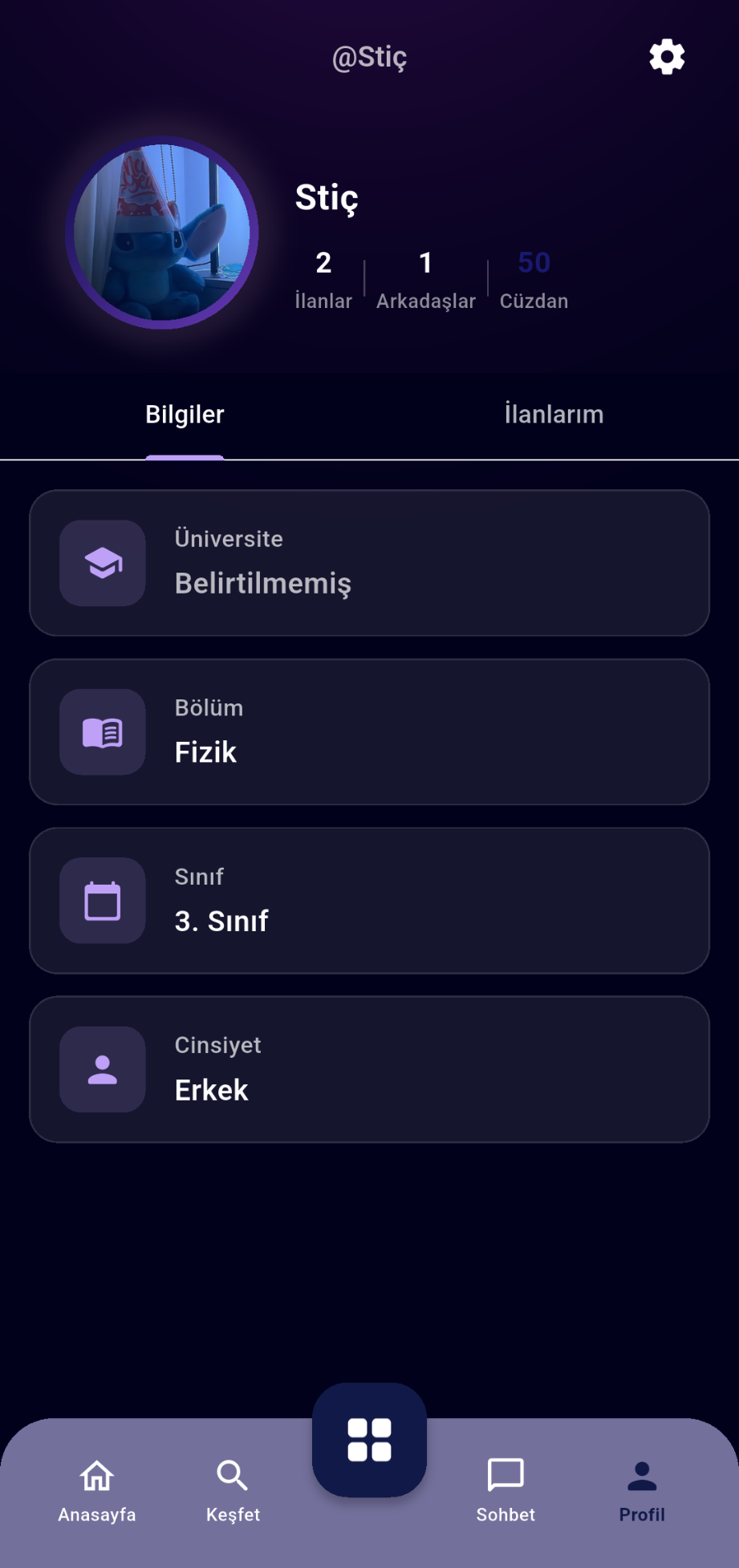 OARK Profil Dark